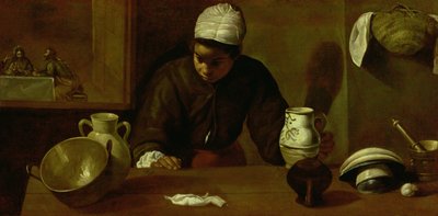 Kitchen Maid with the Supper at Emmaus by Diego Velázquez